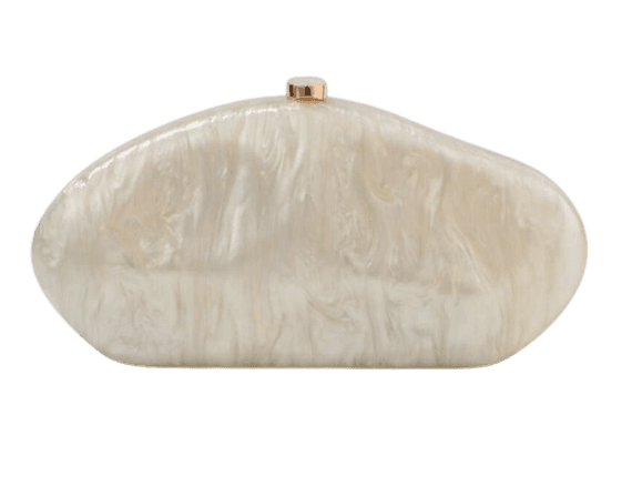 Clutch de Acrílico com Madrepérola