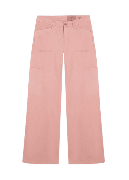 Calça Color Twill Power Wide Blush