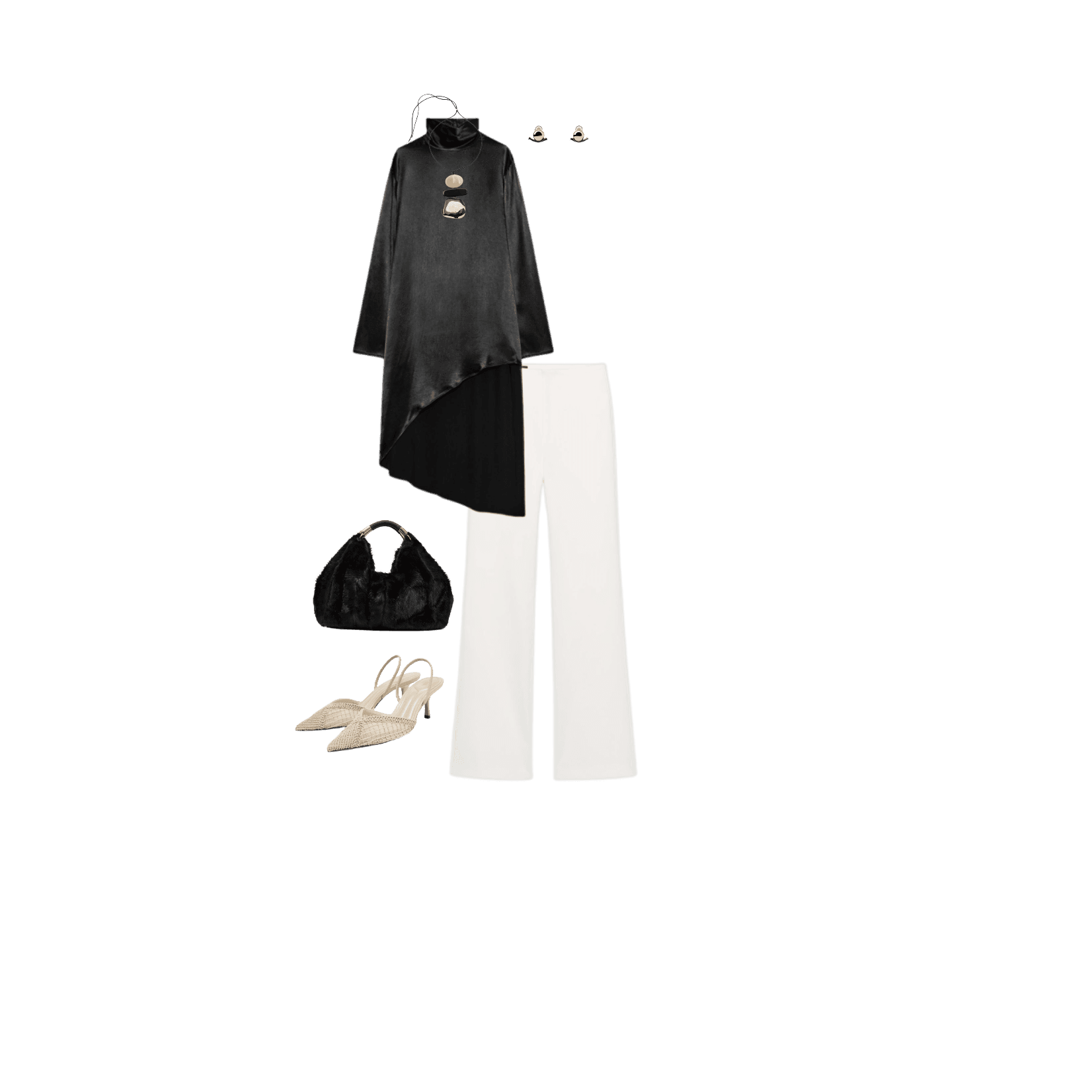 Look Dramático para Trabalho em casa