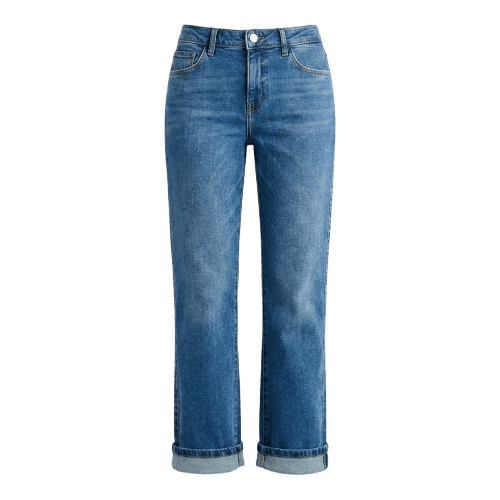 Calça Jeans Slim Barra Virada