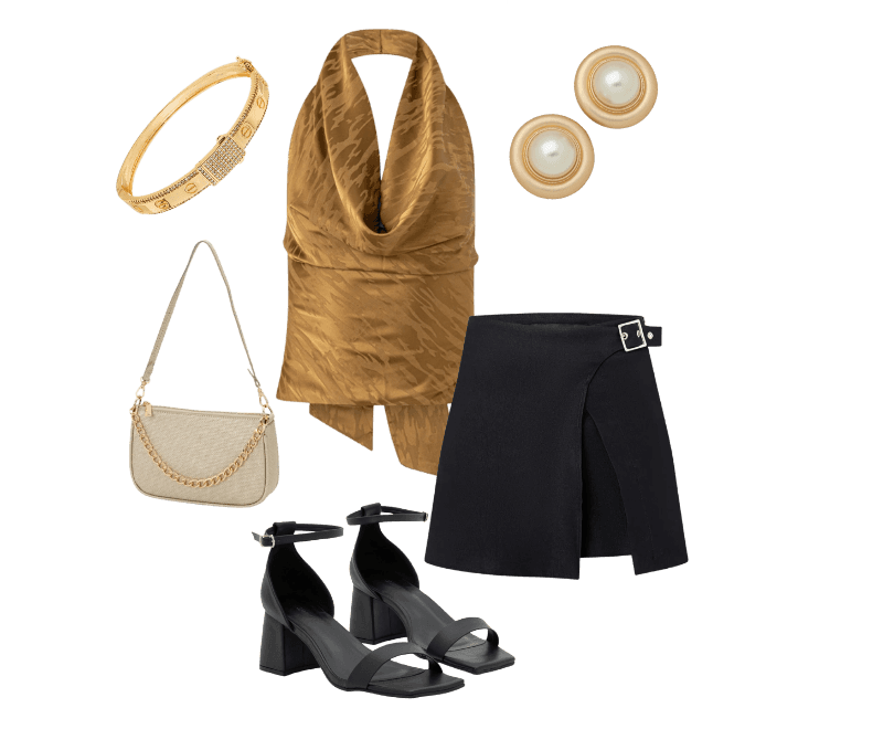 Look Magnético para Festa com amigos