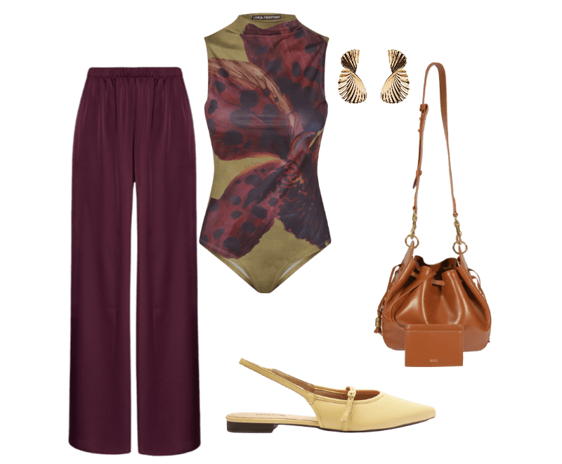 Look Dramático para Almoço com familia