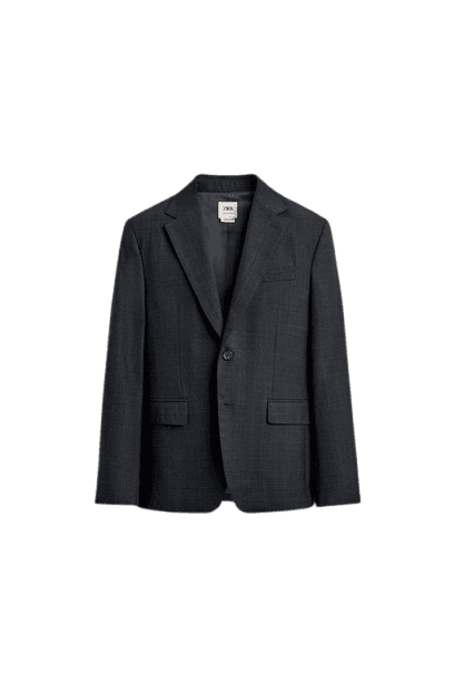 Blazer de Terno Xadrez 100% Lã