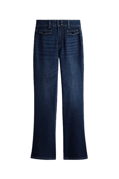 Flared high jeans