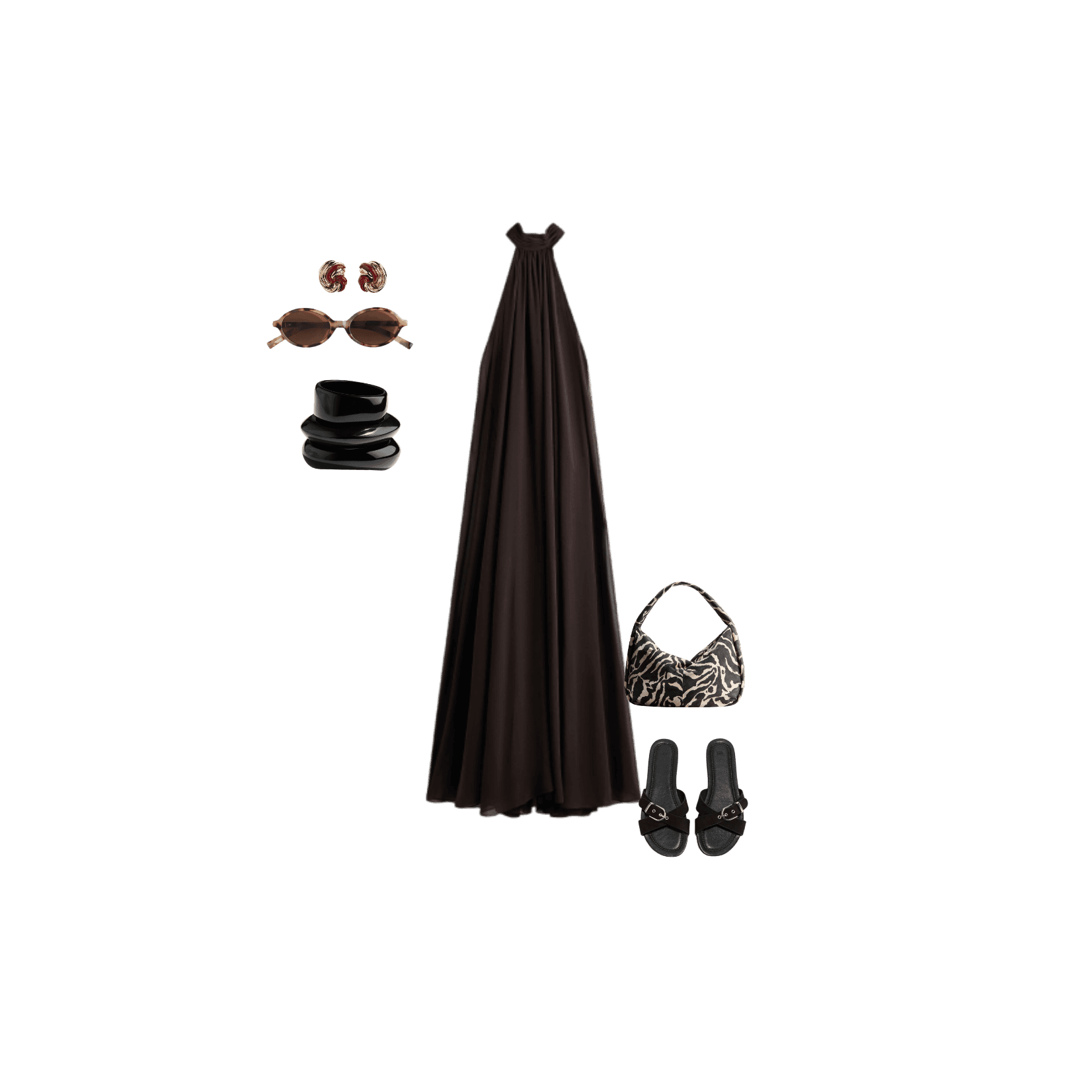 Look Dramático para Almoço com familia