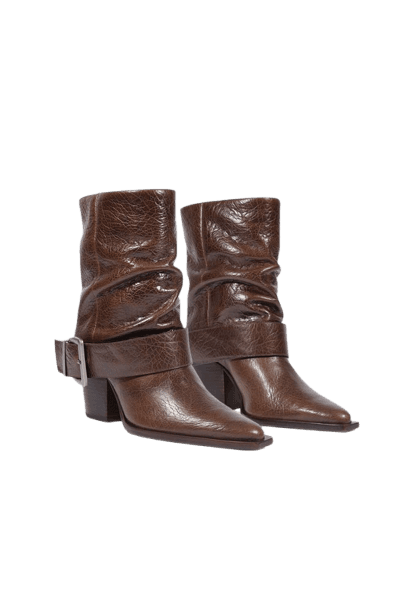 Bota Parker Couro Marrom