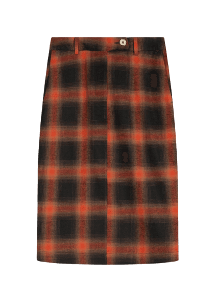 Saia Wool Touch Cepheus Pencil Skirt Telha