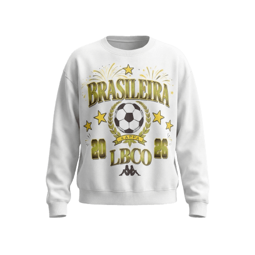 moletom oversized brasileira lela & kappa | moletom sem capuz felpado