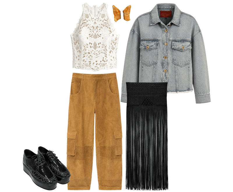 Look Dramático para Festa com amigos