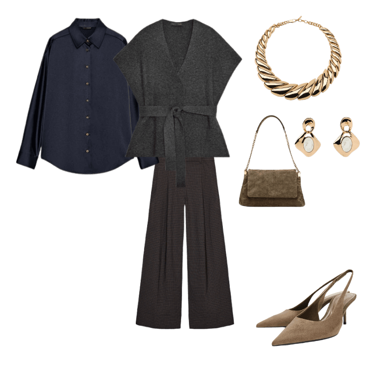 Look Dramático para Trabalho no escritório