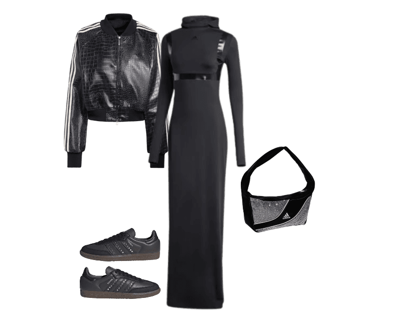 Look Dramático para Festa com amigos
