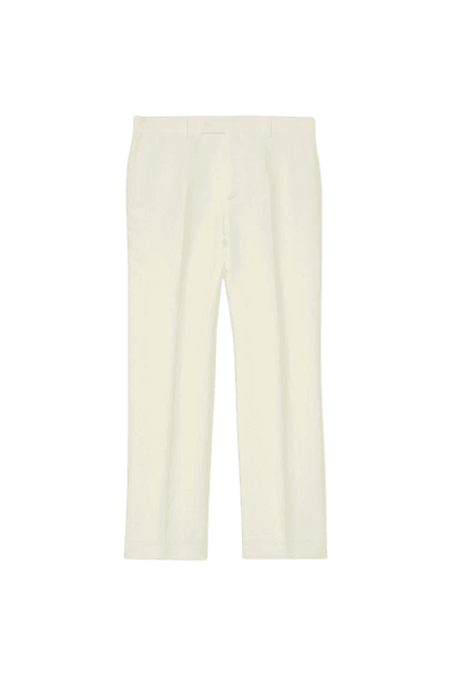 CALÇA RELAXED FIT DE TRAJE DE LINHO - LÃ ESPIGA