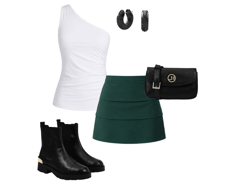 Look Contemporâneo para Date