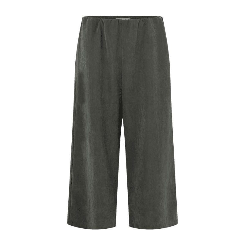 Calça Pantacourt com Cós Elástico Verde