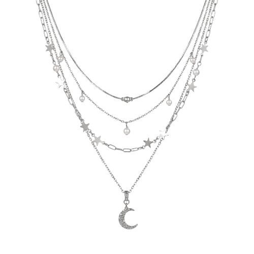 kit colar moon & stars