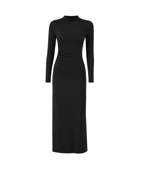 vestido longo feminino manga longa