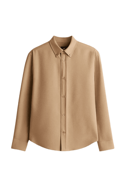 Camisa em sarja relaxed fit