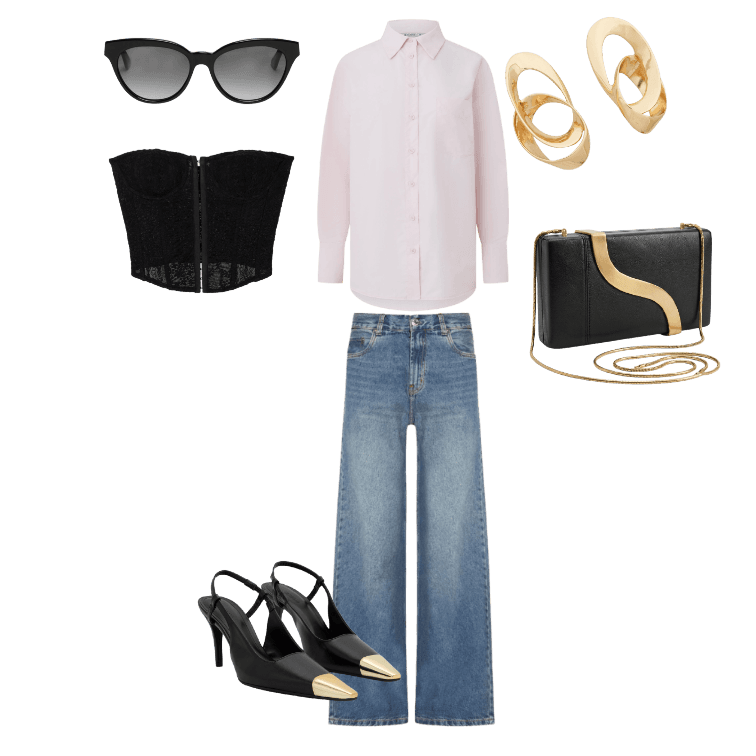 Look Dramático para Festa com amigos