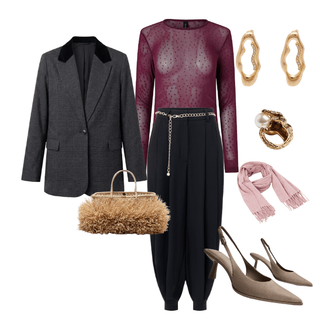 Look Dramático para Festa com amigos