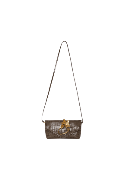 Clutch De Couro Dobradura