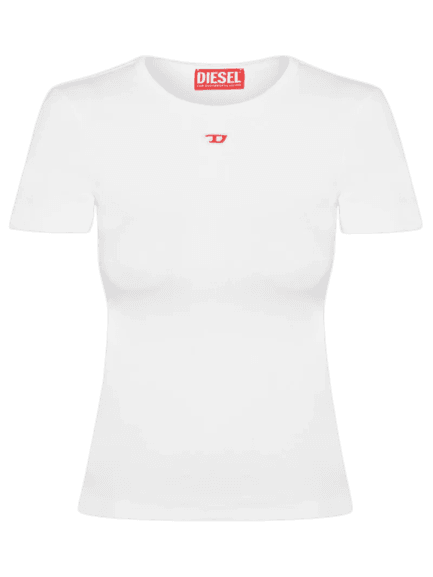 Camiseta Feminina T-Ele-Long-D Branco Diesel