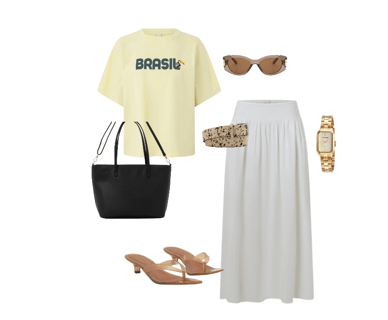 Look Contemporâneo para Almoço com familia