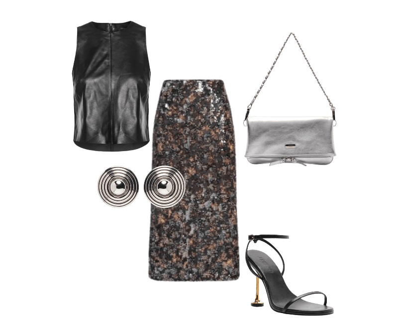 Look Dramático para Festa com amigos