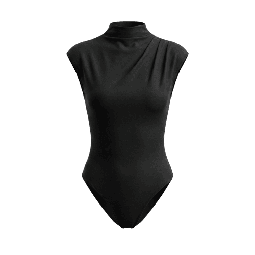 BODY GOLA ALTA - PRETO