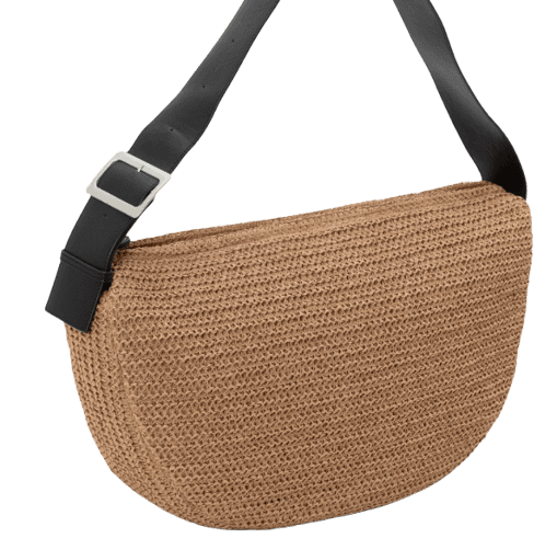 Bolsa Baguete em Papel Texturizada Bege