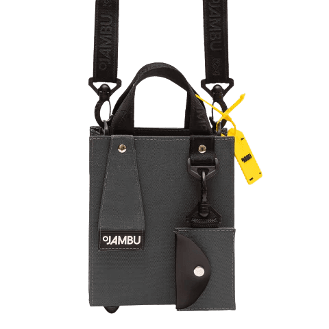 Bolsa Tiracolo Tote Rack Cinza