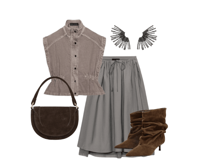 Look Dramático para Faculdade