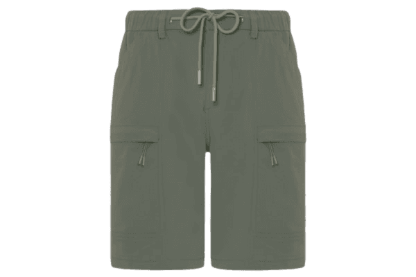 Bermuda Masculina Tech Grid Verde '2 Essential