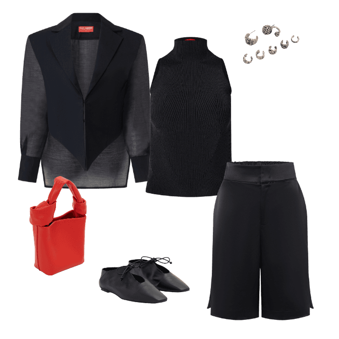 Look Dramático para Festa com amigos