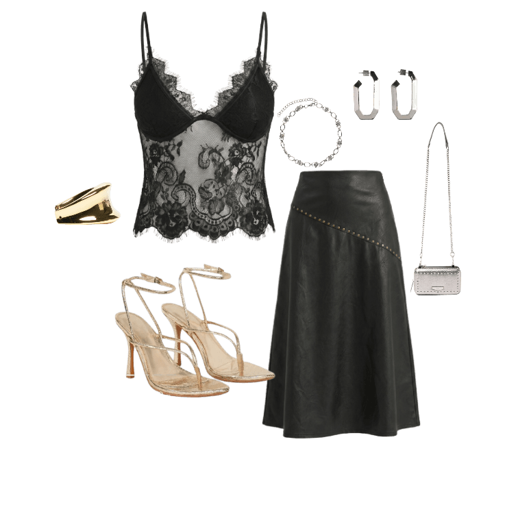 Look Magnético para Festa com amigos