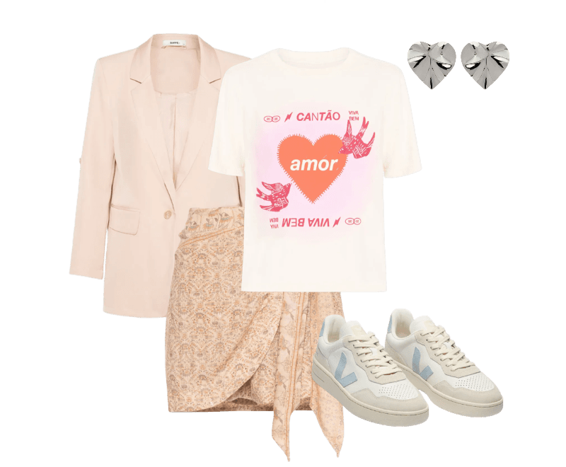 Look Romântico para Almoço com familia