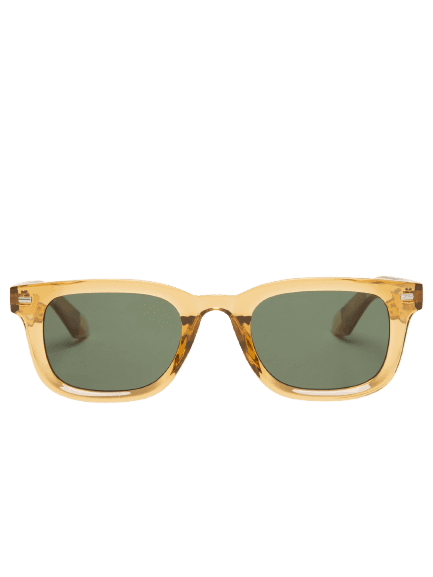 Óculos de Sol Feminino Retangular – Amarelo Basiq
