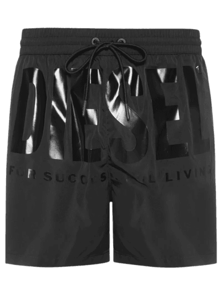 Short Masculino Beachwear Ken-37-D-Box Preto Diesel