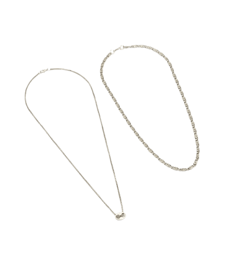 Kit 2x1 Colar Metal oval Liso