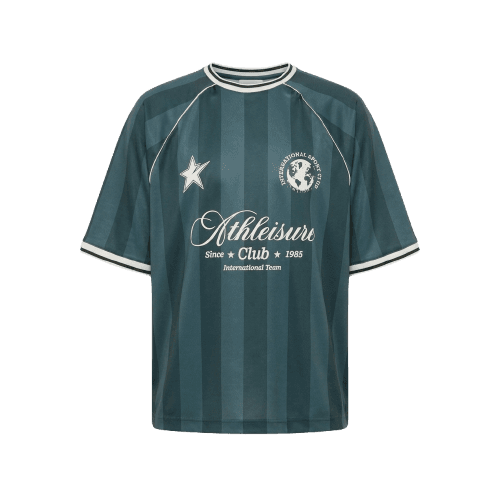 Camiseta Masculina Manga Curta Listrada Verde