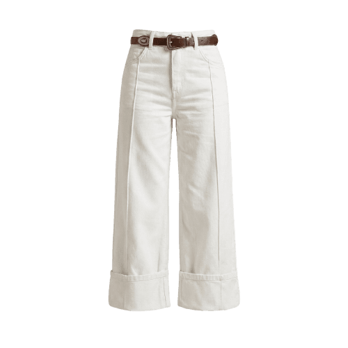 CALÇA SARJA DIDA OFF WHITE