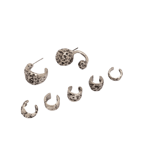 Kit 07 Ear Cuff em Metal com Modelos Variados