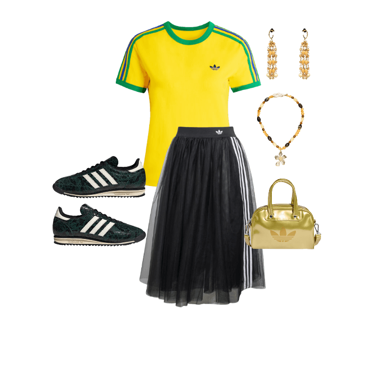 Look Dramático para Trabalho em casa
