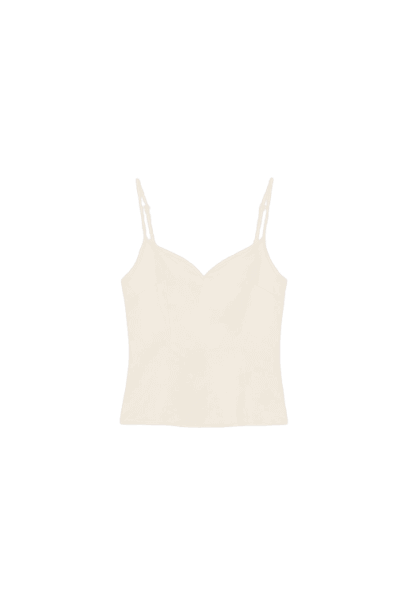 Top Acetinado Elástico