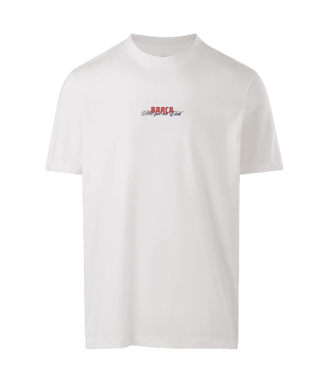 Camiseta Comfort em Algodão Pima com Estampa Barcelona Més Que Un Club