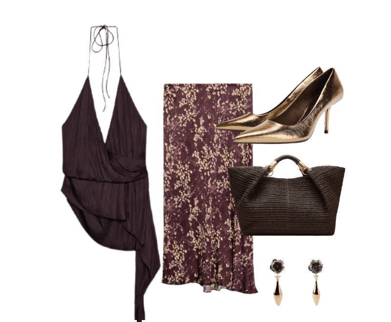 Look Dramático para Festa com amigos