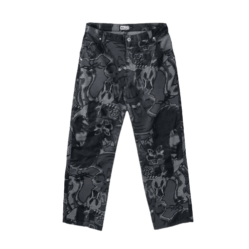 Jacquard Pants Black