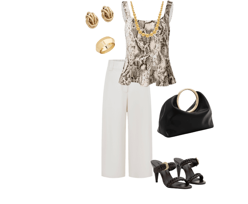 Look Magnético para Almoço com familia