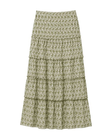 SAIA MIDI AISHA VERDE MILITAR