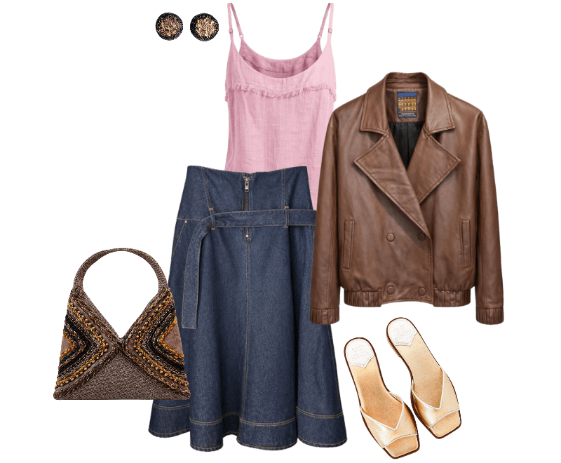Look Dramático para Festa com amigos