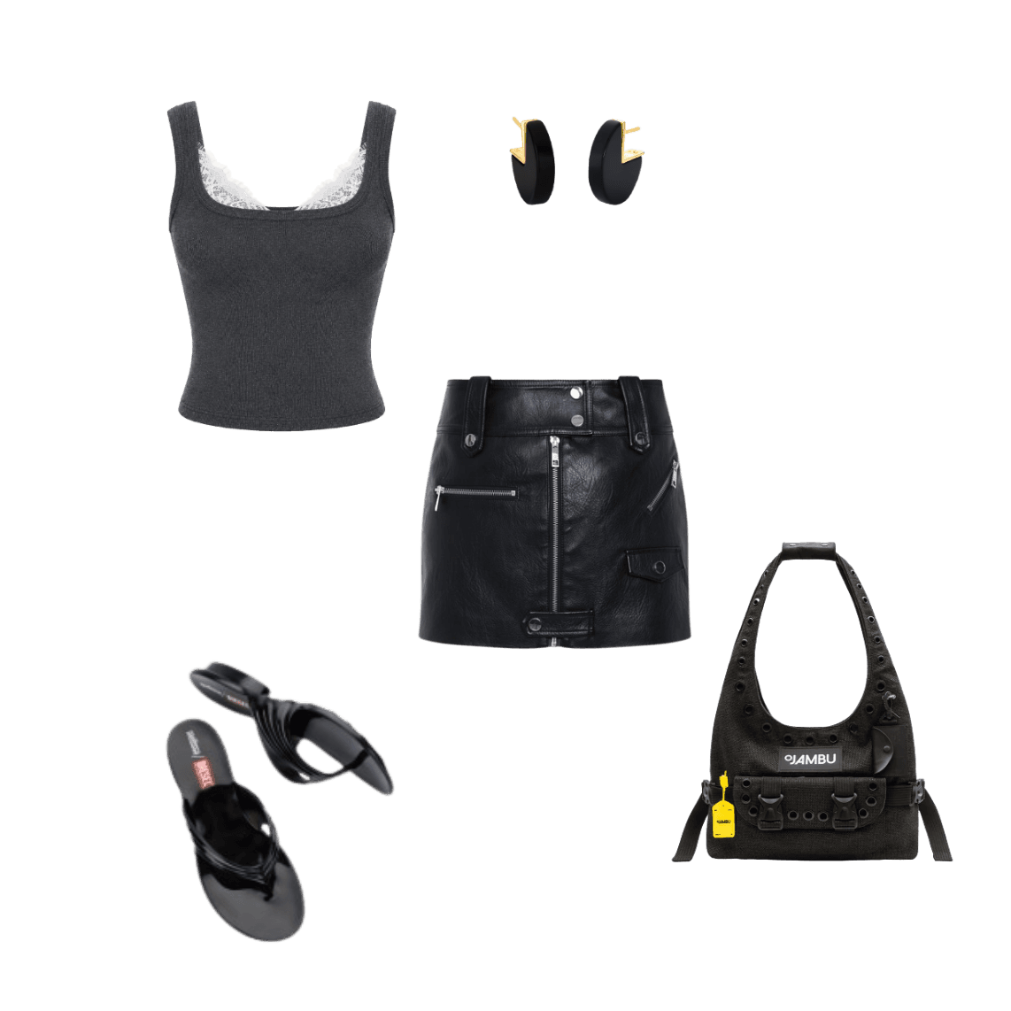 Look Dramático para Festa com amigos